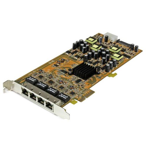 Grosbill Carte réseau StarTech PCI-E - 4 ports Gigabit PoE - ST4000PEXPSE 