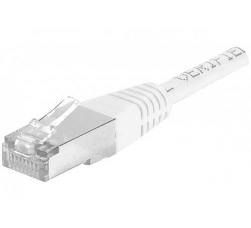 DEXLAN Cordon RJ45 catégorie 6A F/UTP blanc - 3 m