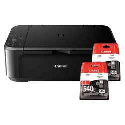 Grosbill Imprimante multifonction Canon Pack PIXMA MG3650S Noire + cartouches