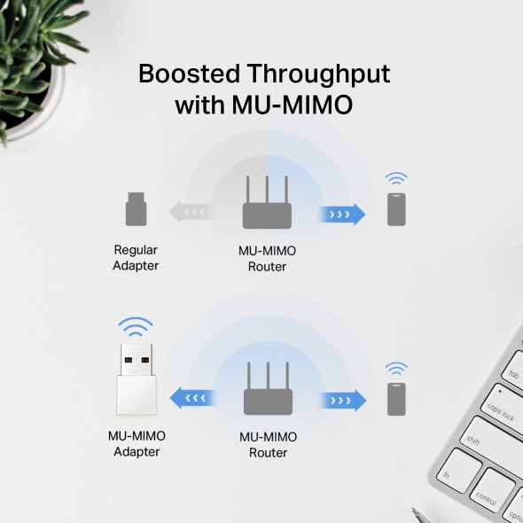 Mercusys Clé USB WiFi AC1300 - MA30N  - Carte réseau Mercusys - 2