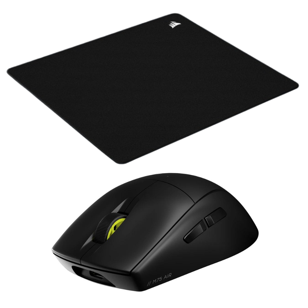 Corsair M75 Air Wireless - Noir + MM200 PRO XL (CH-931D100-EU / CH-941B161-WW) - Achat / Vente Pack Peripheriques sur grosbill-pro.com - 0