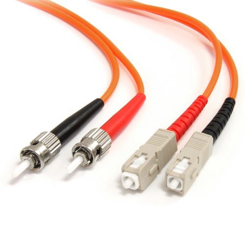 2m Multimode Fiber Patch Cable ST - SC - Achat / Vente sur grosbill-pro.com - 0