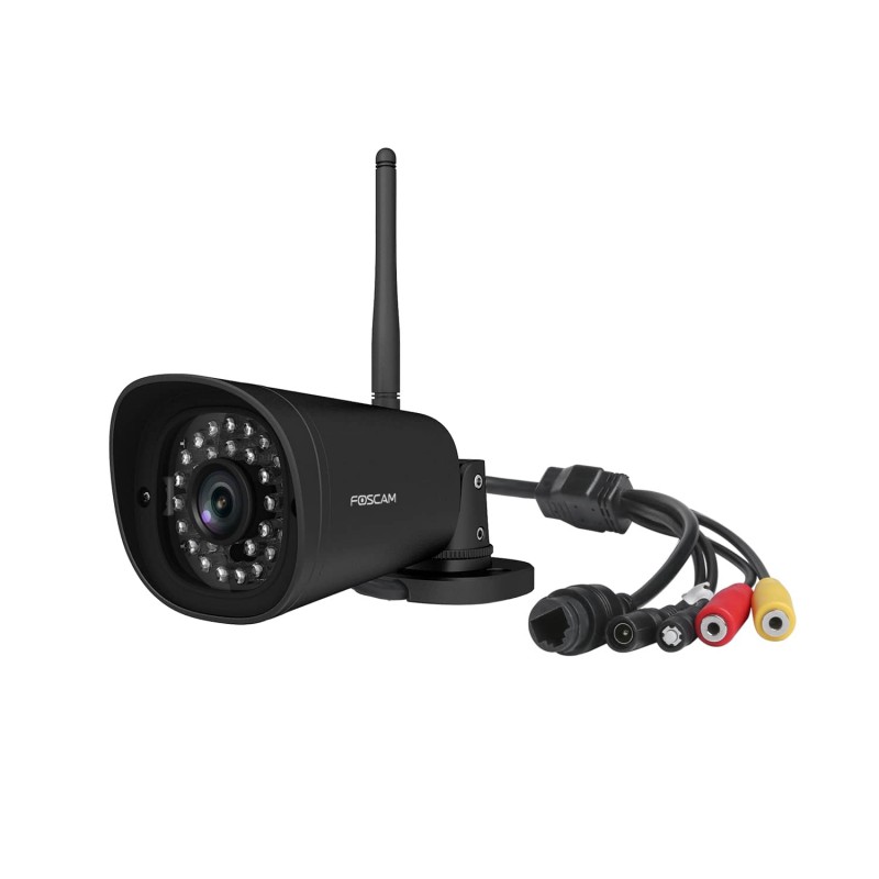 Foscam FI9902P Outdoor WiFi Bullet - 2MP/IP66/Black (FI9902P Black) - Achat / Vente Caméra réseau sur grosbill-pro.com - 1