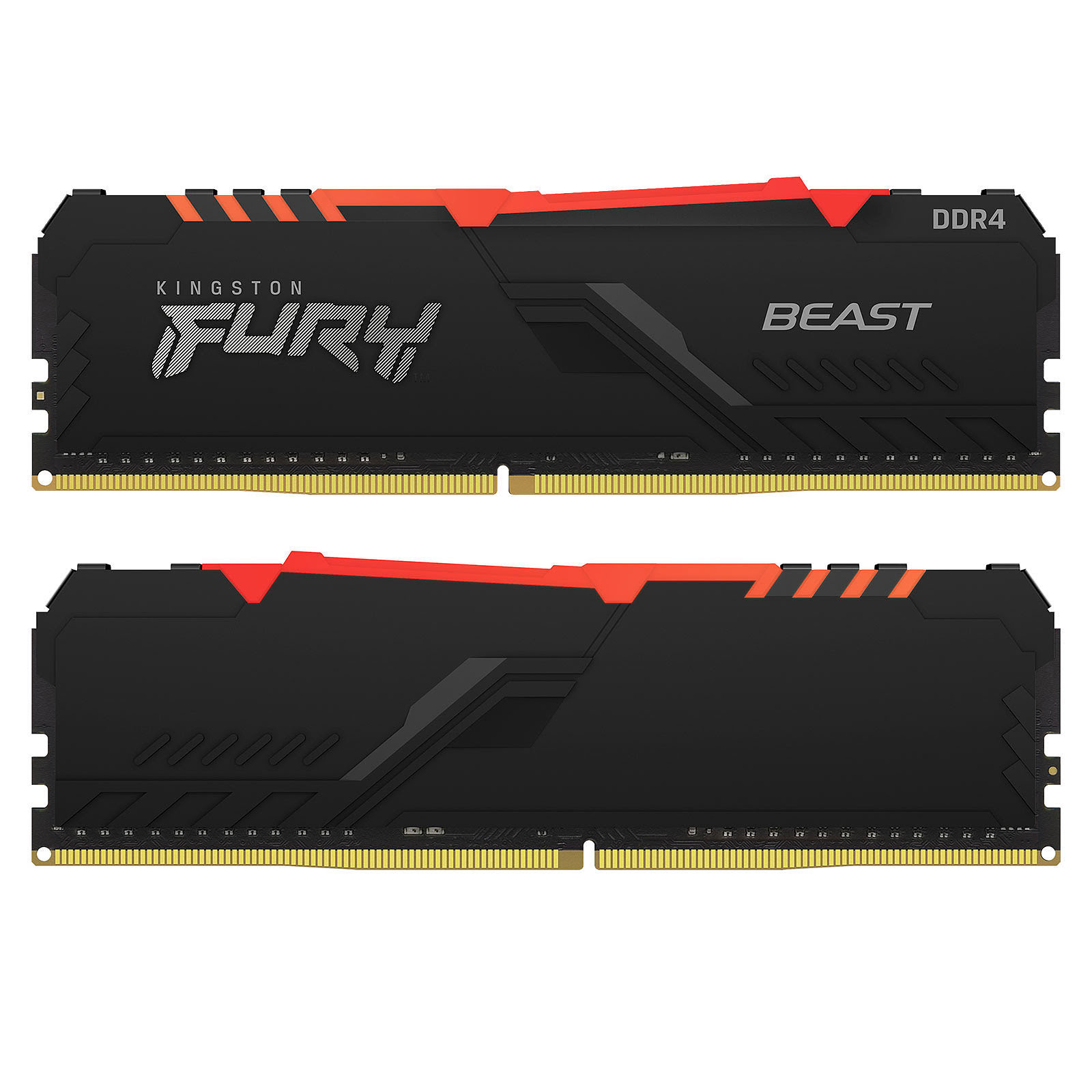 Kingston Fury Beast RGB 32Go (2x16Go) DDR4 3200MHz - Mémoire PC Kingston  sur
