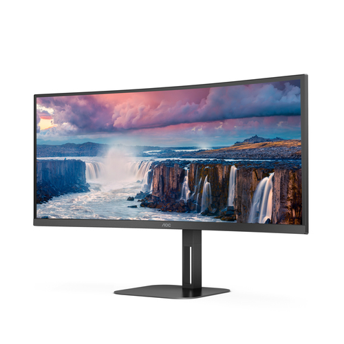 AOC 34"  CU34V5C/BK - Ecran PC AOC - grosbill-pro.com - 1