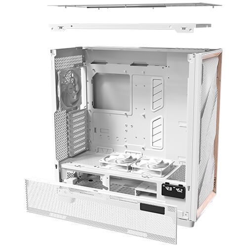 Antec FLUX PRO White Blanc - Boîtier PC Antec - grosbill-pro.com - 16