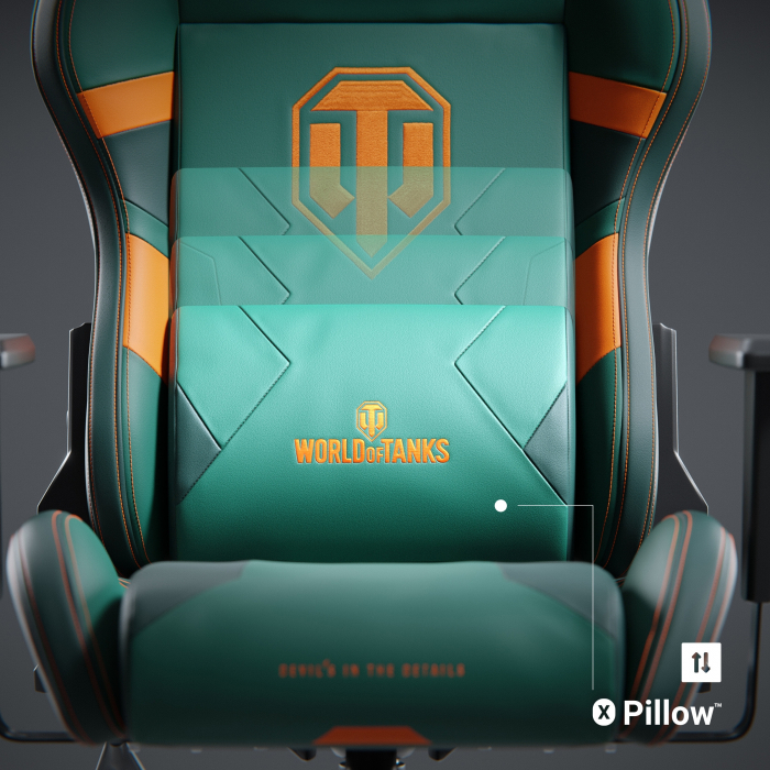 Diablo Chairs  X-One 2.0 Vert - Siège PC Gamer - grosbill-pro.com - 3