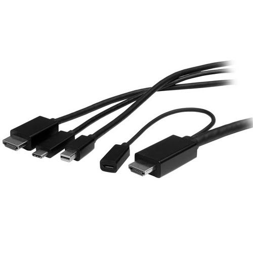 USB-C HDMI or mDP to HDMI Cable 6ft - Achat / Vente sur grosbill-pro.com - 1