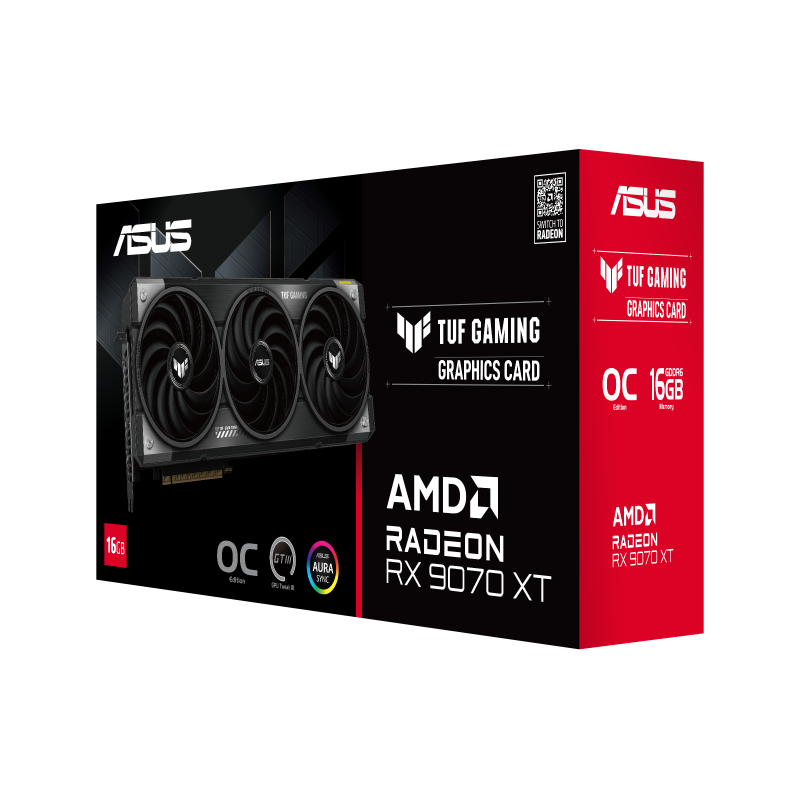 Asus TUF-RX9070XT-O16G-GAMING  - Carte graphique Asus - 10