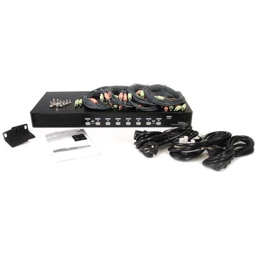 8 Port USB VGA KVM Switch with Audio - Achat / Vente sur grosbill-pro.com - 3