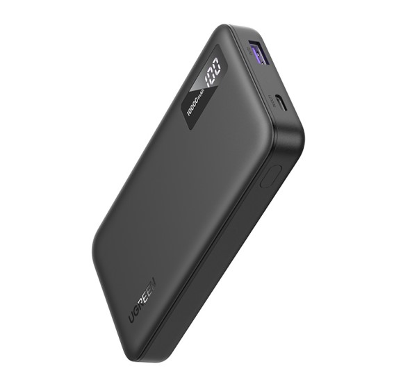 Batterie externe USB-C+USB-A/10000mAh/20W/Noir - Connectique PC/Téléphonie  - 0