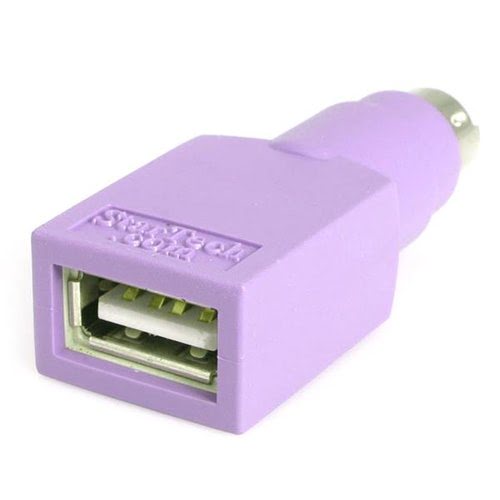 Adaptateur Clavier USB vers PS/2 - USB A Femelle - PS/2 Mâle Violet - Achat / Vente sur grosbill-pro.com - 2