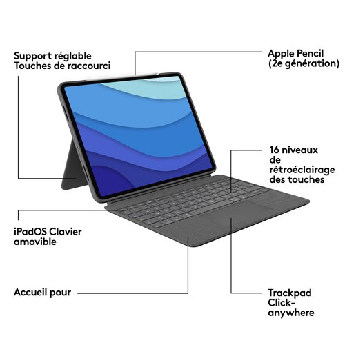 COMBO TOUCH IPAD PRO12.9IN 5.G - Achat / Vente sur grosbill-pro.com - 6