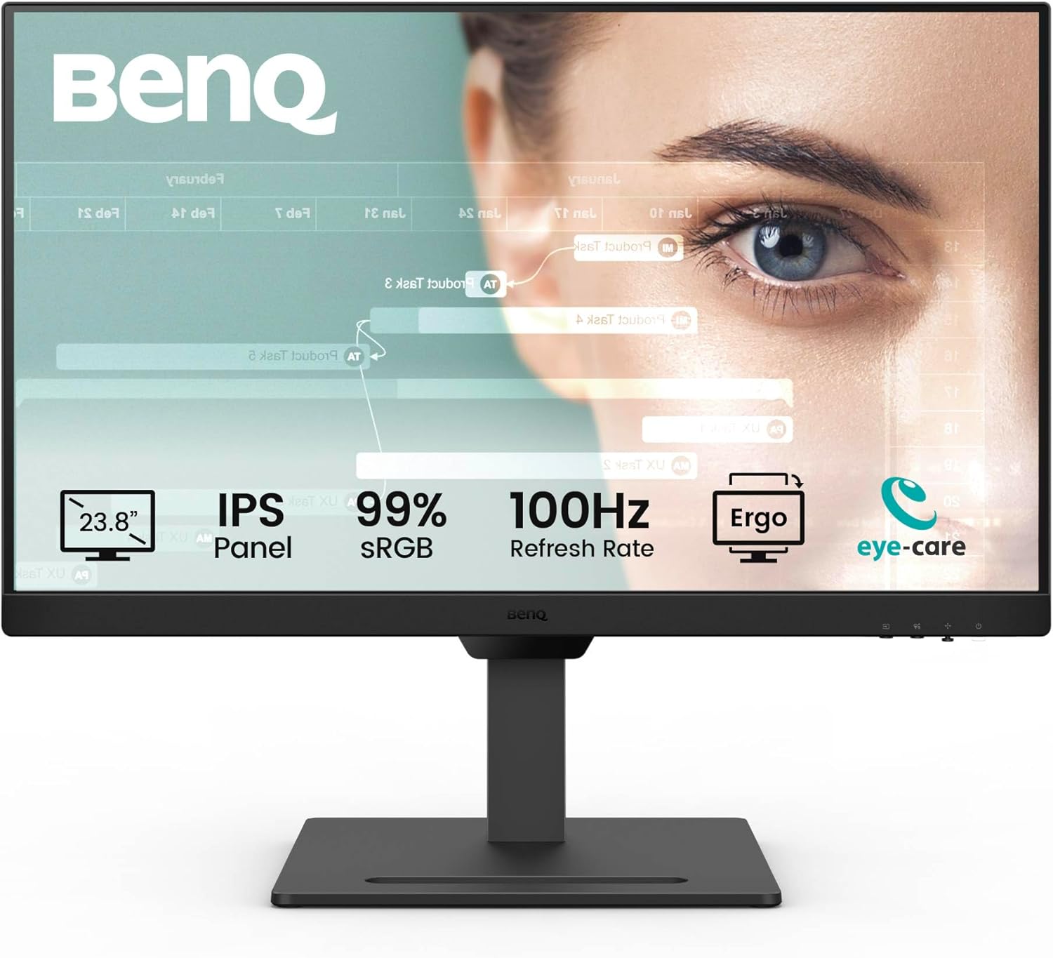 BenQ 24"  9H.LMJLJ.LBE - Ecran PC BenQ - grosbill-pro.com - 0