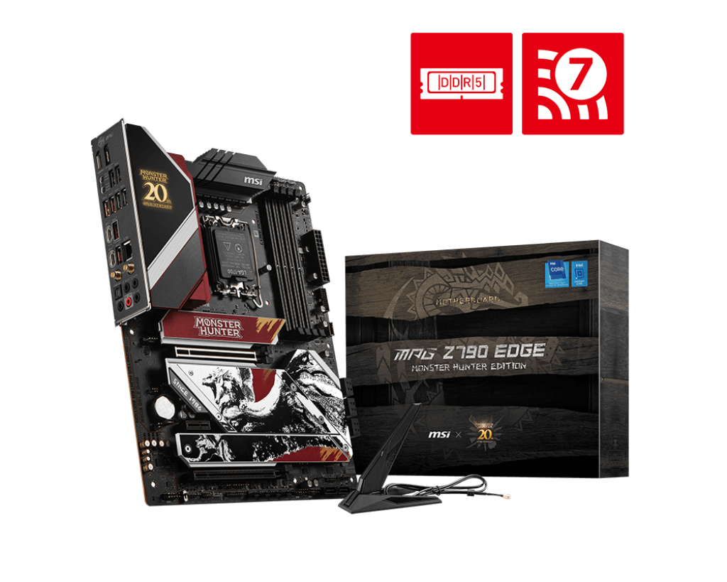 MSI MPG Z790 EDGE MONSTER HUNTER EDITION-Seconde Vie-Très Bon Etat   - Carte mère - 0