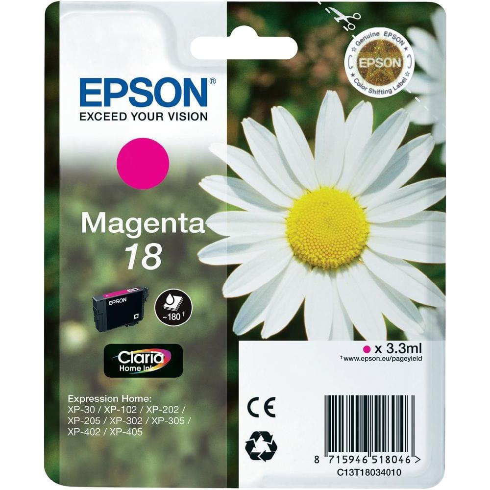 Cartouche T1803 Magenta pour imprimante  Epson - 0