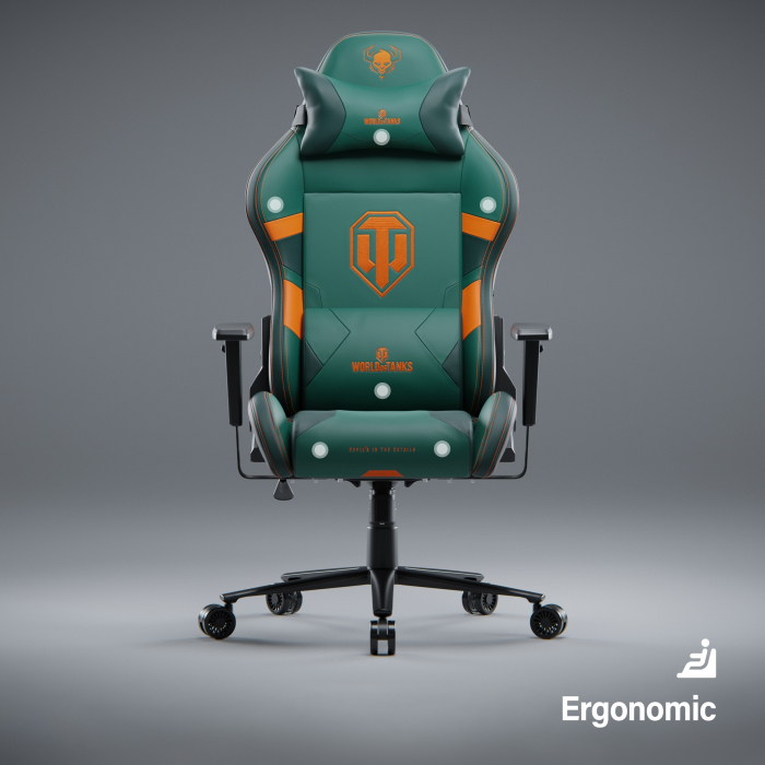 Diablo Chairs  X-One 2.0 Vert - Siège PC Gamer - grosbill-pro.com - 1