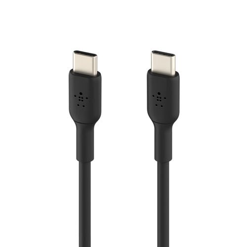 USB-C to USB-C Cable 2M Black - Achat / Vente sur grosbill-pro.com - 3