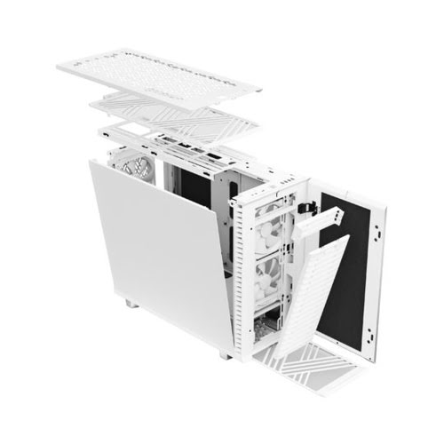 Fractal Design Define 7 White Midi-Tower - gedÃ¤mmt, weiÃŸ - Achat / Vente sur grosbill-pro.com - 37