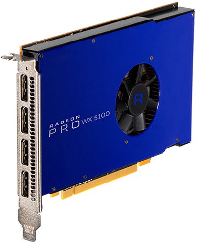 Radeon Pro WX 5100 - WX5100/8Go/4xDisplayPort