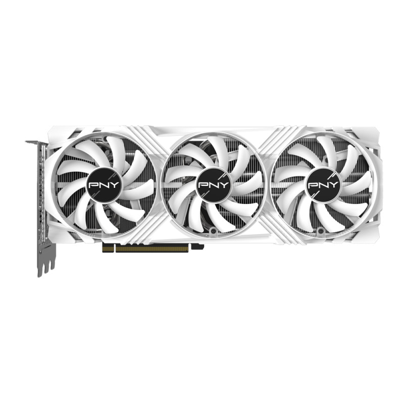 PNY RTX 4070 Ti SUPER 16G VERTO OC Triple Fan Blanc - Carte graphique - 0