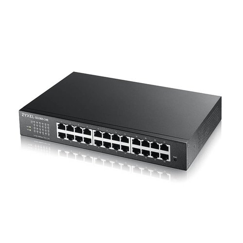 Grosbill Switch Zyxel GS1900-24E-EU0103F - 24 (ports)/10/100/1000/Sans POE/Empilable/Manageable