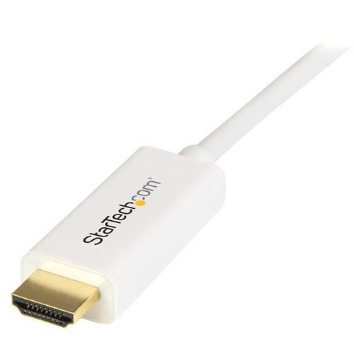 6 ft mDP to HDMI converter cable White - Achat / Vente sur grosbill-pro.com - 3