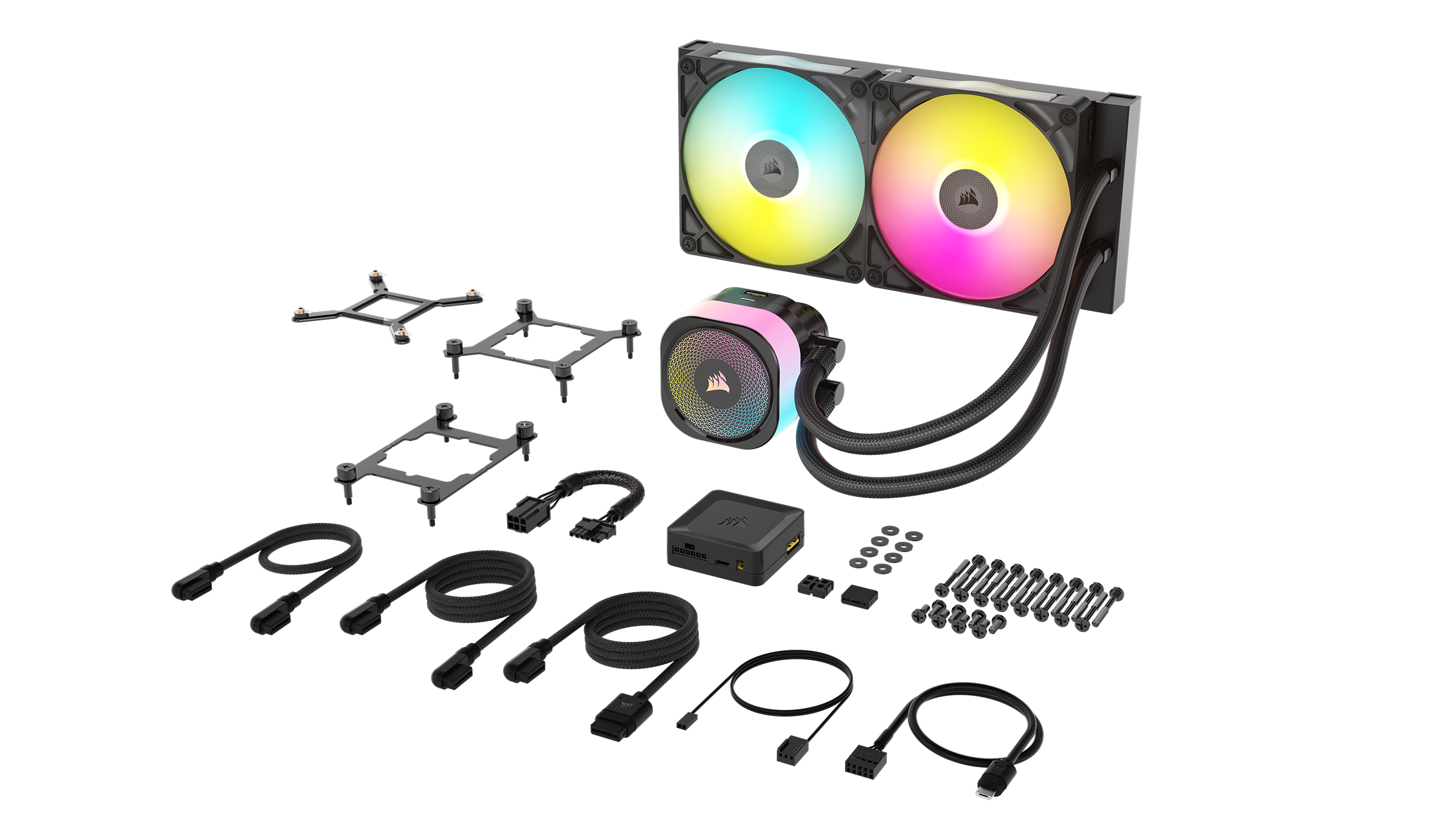 Corsair iCUE LINK TITAN - 280 RX RGB AIO/280mm - Noir - Watercooling - 10