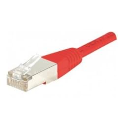 Cordon Cat 6, 5.00 m FTP Rouge - Connectique réseau - grosbill-pro.com - 0