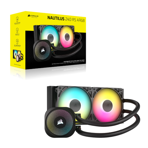 Corsair NAUTILUS 240 ARGB - 240 mm - Noir - Watercooling Corsair - 0