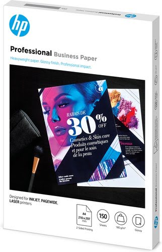 HP Prof Biz Gls 180g A4 150sh FSC Paper - Achat / Vente sur grosbill-pro.com - 1