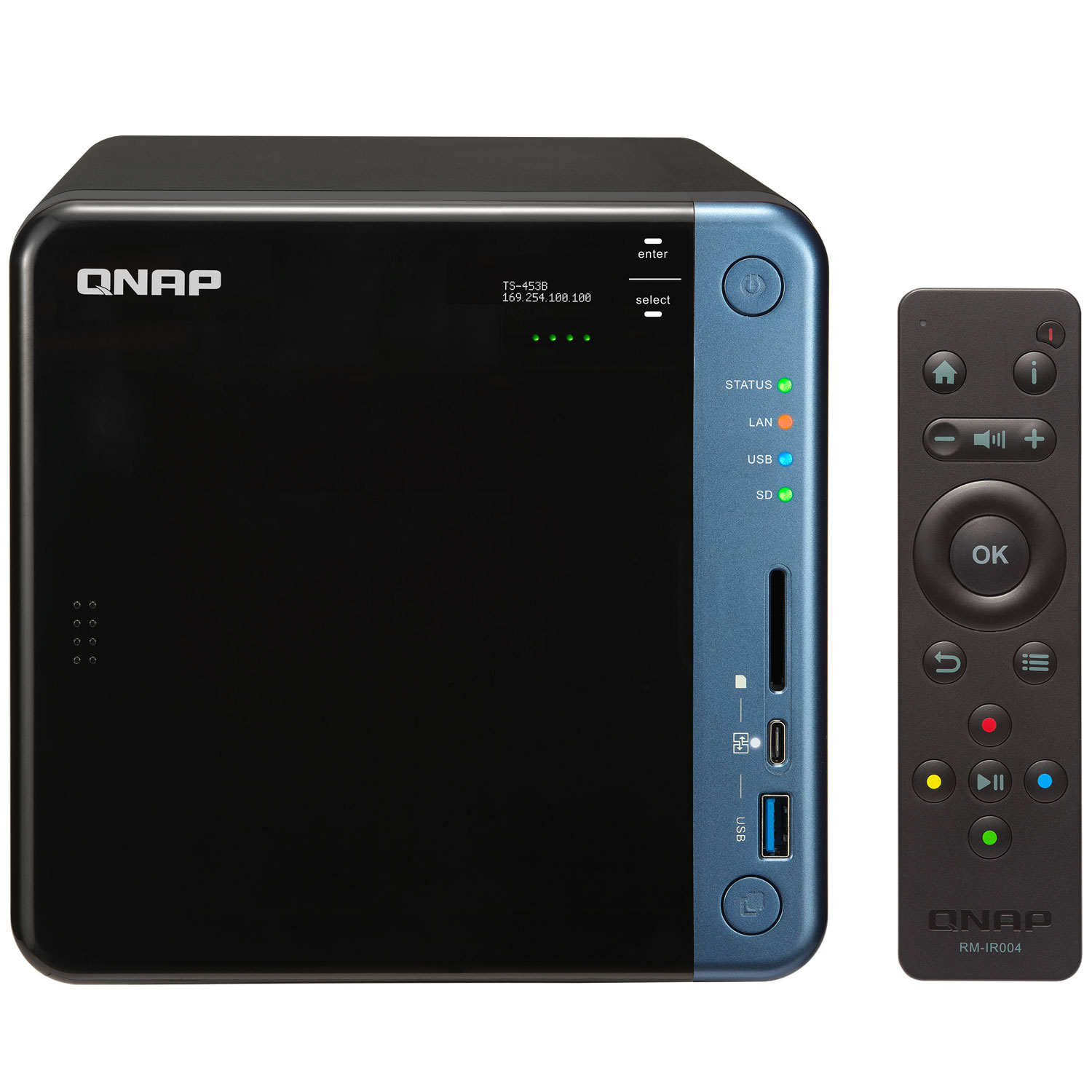 Qnap TS-453B-8G - 4 HDD - Serveur NAS Qnap - grosbill-pro.com - 0