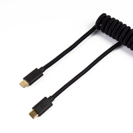 Cable Coiled Aviator - USB C - Noir - Connectique PC - grosbill-pro.com - 0