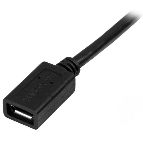 0.5m 20in Micro-USB Extension Cable M/F - Achat / Vente sur grosbill-pro.com - 1