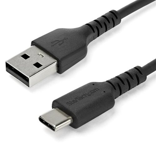 Cable Black USB 2.0 to USB C Cable 2m - Achat / Vente sur grosbill-pro.com - 0