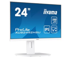 Grosbill Ecran PC Iiyama XUB2492HSU-W6 24" FHD/100Hz/IPS/PIVOT/FS/BLANC