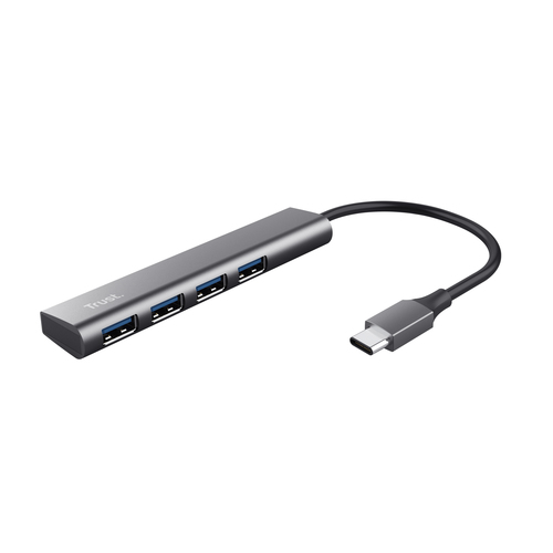 Hub HALYX 4 ports USB-C USB 3.2 - Accessoire PC portable Trust - 0