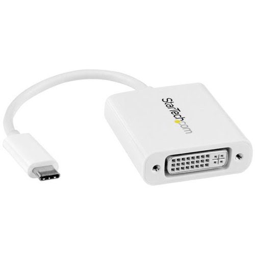 USB-C to DVI Adapter - White - Achat / Vente sur grosbill-pro.com - 0