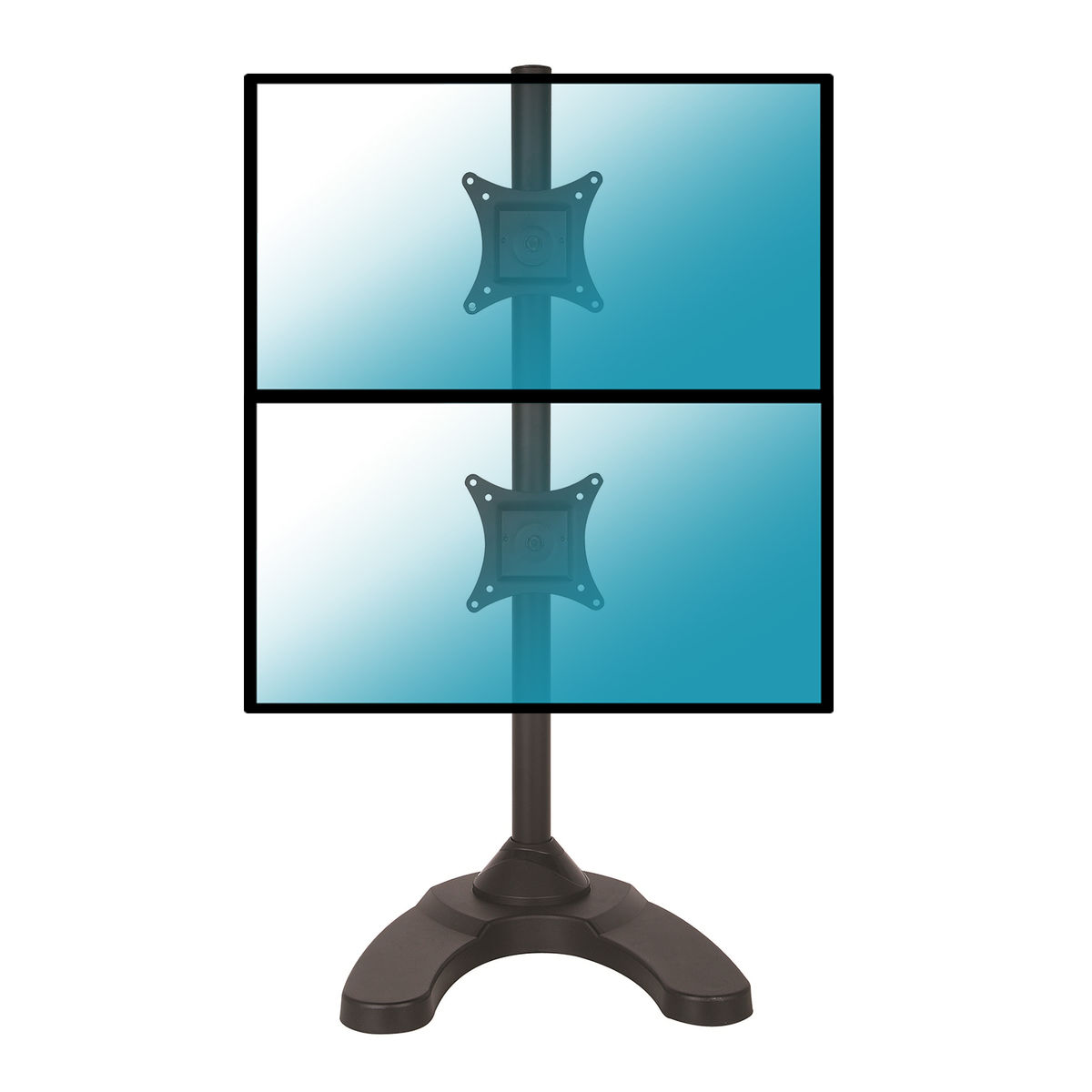 Support à poser/travers table 2 écrans - 13" 27" - Accessoire écran - 1