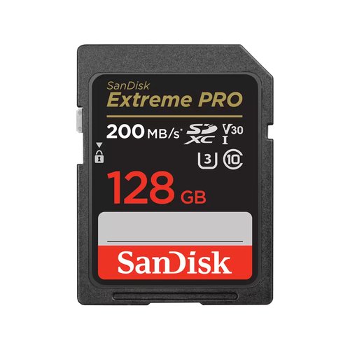 Grosbill Carte mémoire Sandisk EXTREME PRO 128GB SDXC MEMORY