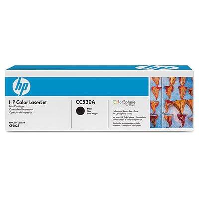 Toner Noir 3500 p. - CC530A pour imprimante Laser HP - 0