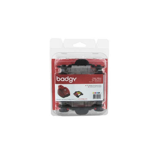 Ribbon & Cleaning Kit badgy 100p - Achat / Vente sur grosbill-pro.com - 0