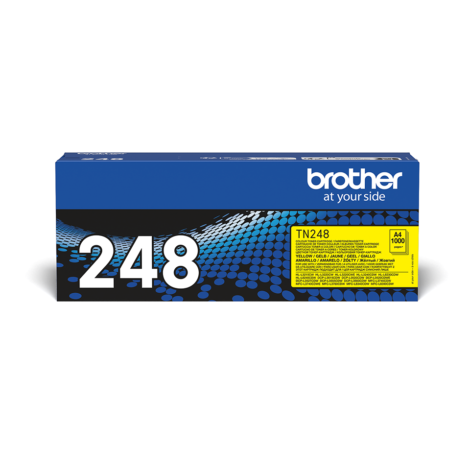 Toner Jaune TN-248Y pour imprimante Laser Brother - 0