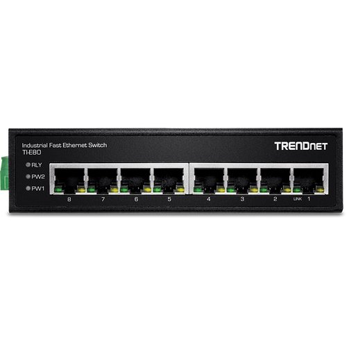 8-PORT IND.FAST ETH SWITCH - Achat / Vente sur grosbill-pro.com - 2