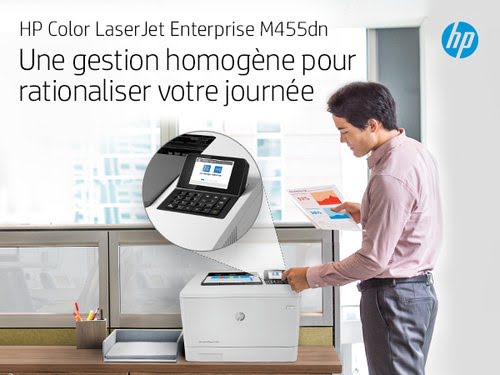  Color LaserJet Ent M455dn Printer - Achat / Vente sur grosbill-pro.com - 7