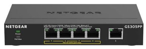 5PT POE/POE+GIGE UNMANAGED SWITCH - Achat / Vente sur grosbill-pro.com - 1