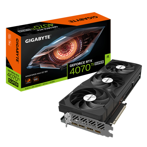 Gigabyte GeForce RTX­­ 4070 Ti SUPER WINDFORCE MAX OC 16G - Carte graphique - 0