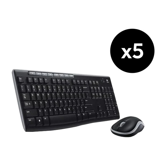 Logitech Wireless Desktop MK270 (x5) - Pack Clavier/Souris - 0