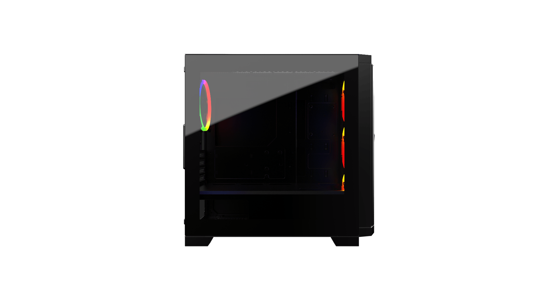 MRED StarDust Mini RGB Noir Boitier PC Gamer Mini-tour Micro-ATX (MR-025)  avec Quadrimedia