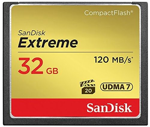 Grosbill Carte mémoire Sandisk Extreme CF 120MB/s 85MB/s UDMA7 32GB